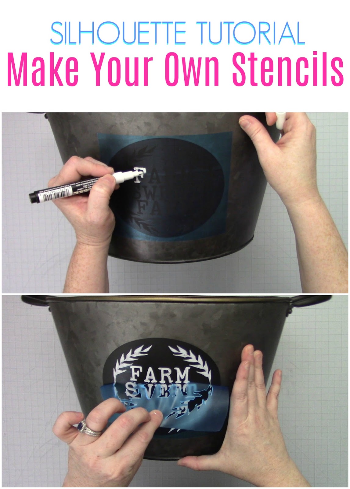 How to Make a Stencil with Silhouette CAMEO or Portrait - Silhouette School